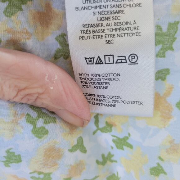 FREE PEOPLE LAVENDER DAZE SMOCKED MIDI DRESS SZ S - Picture 10 of 12